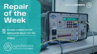 Repair Of the Week  DOBLE F6150 POWER SYSTEM SIMULATOR RELAY TEST SET [upl. by Landan]