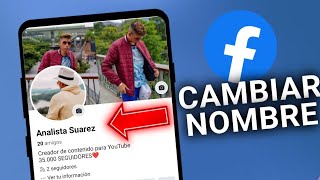 ✅ COMO CAMBIAR EL NOMBRE EN FACEBOOK  Como Cambiar el nombre de mi perfil de facebook [upl. by Hsemar189]