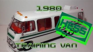 Video Review of the Hess Toy Truck 1980 Hess Training Van [upl. by Kirad327]