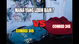 KAOS COTTON COMBED 30S VS COMBED 24S [upl. by Hpseoj]