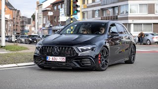 Mercedes A45 S AMG with Decat Milltek Exhaust  Launch Controls amp Accelerations [upl. by Ammamaria876]