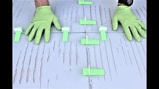 How to Use a Tile Leveling System the Right Way [upl. by Enhpad130]