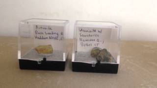 My first Radioactive Uranium Ore  autunite and uraninite [upl. by Ravi71]