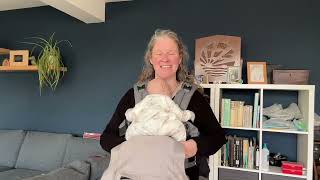 How to Use Your Nuna Cudl Baby Carrier With Your Newborn Baby [upl. by Eaneg]