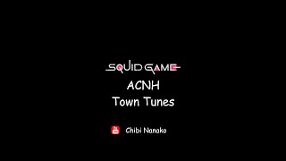 Squid Game  Town Tunes  Inselmelodie  Animal Crossing New Horizons ACNH Video Shorts [upl. by Saunder]