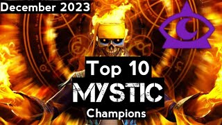 MCOC Top 10 Mystic Champions December 2023  Marvel Contest of Champions [upl. by Eidas]