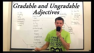 GRADABLE AND NON GRADABLE ADJECTIVES [upl. by Ycnay]