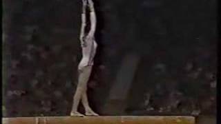 Nadia Comaneci  1980 Olympics EF  Balance Beam [upl. by Aniled]