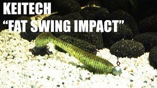 Keitech Fat Swing Impact Lure action Underwater Full HD [upl. by Aydin]