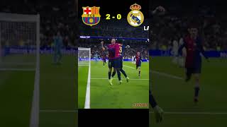 FC Barcelona vs Real Madrid 40 football shorts [upl. by Esirtal]