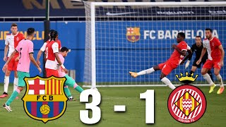 Barcelona vs Girona 31 Preseason Friendly 2020  MATCH REVIEW [upl. by Dusa]