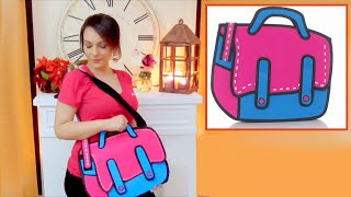 DIY crafts easy 2d cartoon bag handmade tutorial  youtube  Isa ❤️ [upl. by Eynahpets910]