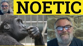 🔵 Noetic Meaning  Noetic Examples  Noetic Defined  Formal Vocabulary  Noetic [upl. by Ynned126]