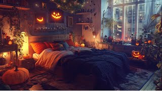 Halloween Rainy Night 🎃 Lofi Study Flow [upl. by Aneele144]