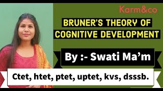 Bruner theory of cognitive development  For CtetHtet Prepration [upl. by Mahala]