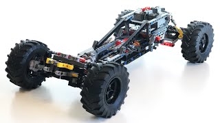 LEGO Technic 4x4 chassis with a simple gearbox [upl. by Powell509]