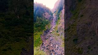 Chambar Waterfall khanian explore Khanian kaghan travel shorts [upl. by Dekow]