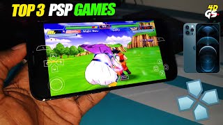 Top 3 PSP Games on Apple iPhone 12 Pro Max  Gaming Test [upl. by Eserehc]