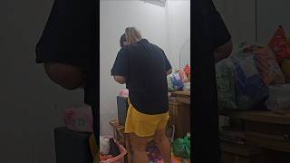 Warning do not wipe sweat with this object trending funny couple tiktok meme [upl. by Aelanna]