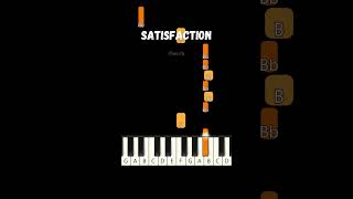 Satisfaction 👍 Benny Benassi 👍 EASY Piano Tutorial [upl. by Cichocki]