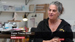 Tracey Emin Speaks Of Being Named In The Kings Birthday Honours List On BBC Breakfast 15062024 [upl. by Caia111]