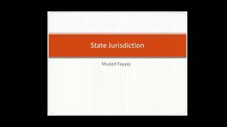 State Jurisdiction kinds and principles under International Law [upl. by Htenek479]