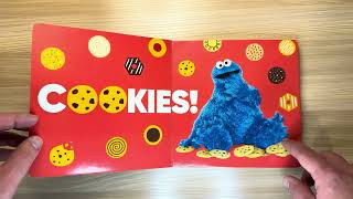 COOKIE MONSTER BOARD BOOK  SESAME STREET  READ ALOUD [upl. by Iseabal]