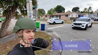 SWAT TEAM pulls up to the hood to serve warrant in SunriseLauderhill Florida [upl. by Eneleh935]