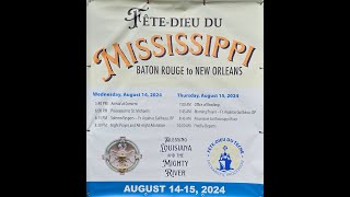 Fete Dieu du Mississippi at St Michaels Church [upl. by Nelrsa]