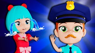 My Daddy Is Policeman  Kids Songs and Nursery Rhymes by Lights Kids 3D [upl. by Dodwell445]