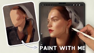 How I START My Portrait PAINTINGS 🖌 [upl. by Nonez]