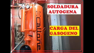 AUTÓGENA COMO CARGAR CARBURO [upl. by Leay729]