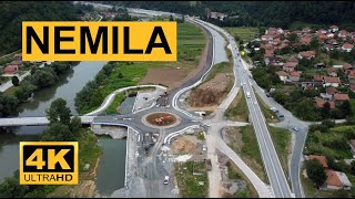 🇧🇦 Koridor 5C Zenica Radovi Nemila4K snimak dronom u niskom letu [upl. by Sillihp]