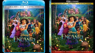 Encanto Bluray vs 4K Bluray Comparison HDR version [upl. by Sarchet]