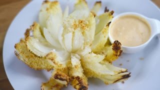 Healthier Blooming Onion in an Air Fryer [upl. by Gerti]