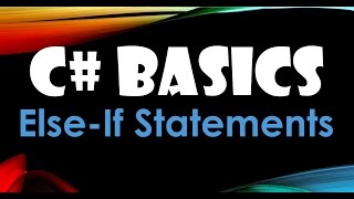 31 C Basics Beginner Tutorial Else If Statement [upl. by Torin583]