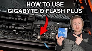 GIGABYTE Z690 Q Flash Plus BIOS Update Tutorial For 13th Gen CPUs [upl. by Groeg]