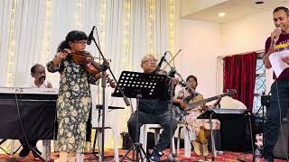 Sthothiram Yesu Nadha  Tamil Christian Song  Joshlyn Violin  Sherlyn Bass [upl. by Gavrila300]