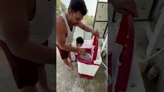 Kapde Dhone ki new machine new washing machine new blogtrending minivlog ￼ Chalu karne vidhi [upl. by Onit590]