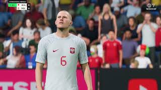 Gameplay FC 24  Walia  Polska  Eliminacje europejskie UEFA 2024 [upl. by Ade880]