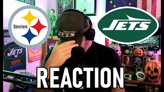 JETS vs STEELERS REACTION 102024 Why I HATE the JETS [upl. by Genevra]