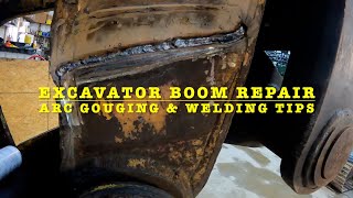 EXCAVATOR BOOM REPAIR [upl. by Arst520]