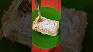 Millefeuille millefeuille sweet dessert delicious yummy tasty foodshorts [upl. by Enalda313]