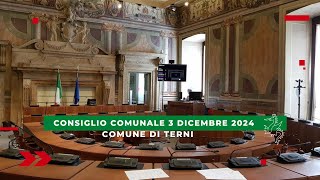 Consiglio comunale 3 dicembre 2024 [upl. by Iliram]