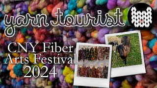 CNY Fiber Arts Festival 2024  Yarn Tourist Immersive New York Summer Yarn Fest Walkthrough Ambience [upl. by Buerger]