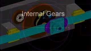 StraightLine Mechanisms with Gear Pairs MechDesigner [upl. by Nissy]