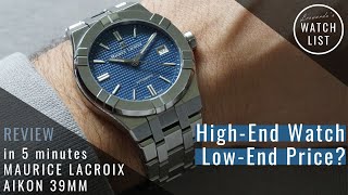 Review in 5 Minutes Maurice Lacroix Aikon 39mm [upl. by Atiz]