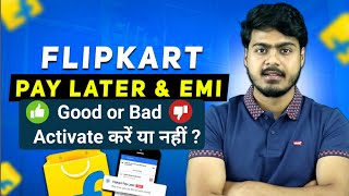 Flipkart Pay Later amp Emi All details  flipkart pay later kya hai [upl. by Lihas891]