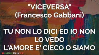 Francesco Gabbani  Viceversa  SANREMO 2020 Base Musicale Karaoke Cover [upl. by Otrebogad]