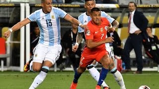 Chile 1  2 Argentina  Copa América Centenario 2016 [upl. by Hugues17]